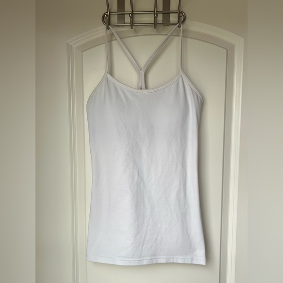 lululemon athletica Tops - lululemon athletica Power Y White Size 6